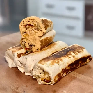 XL Half Chicken Half Steak Chipotle Burrito Meal Prep