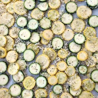 Crispy Baked Zucchini and Squash