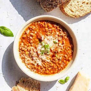 Classic Lentil Soup (with Ham Bone)