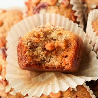 Butterscotch Banana Muffins