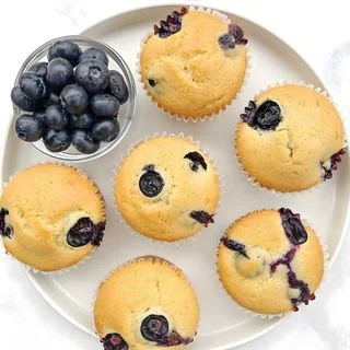 Dairy Free Blueberry Muffins