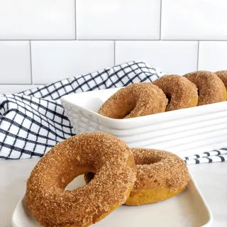 Baked Vegan Pumpkin Donuts