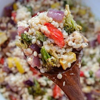 Roasted Vegetable Couscous (Easy Weeknight Dinner)