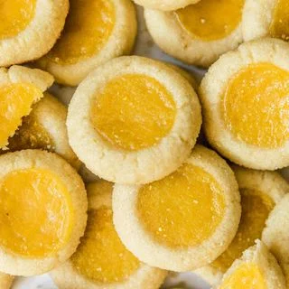 The Best Lemon Curd Cookies