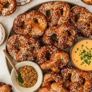 Buttery Mini Homemade Soft Pretzels