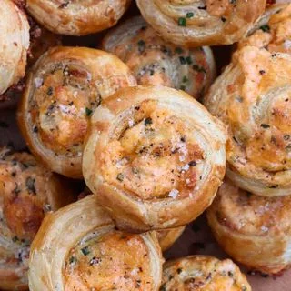 Cheddar and Chive Pinwheels