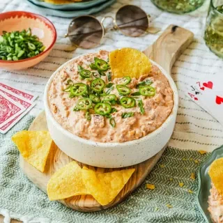 Boat Dip with Roasted Corn