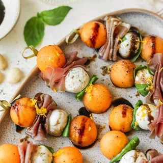 Melon Prosciutto Skewers