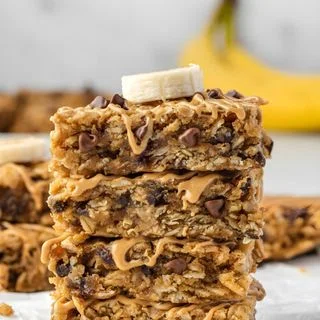 Banana Peanut Butter Oatmeal Bars