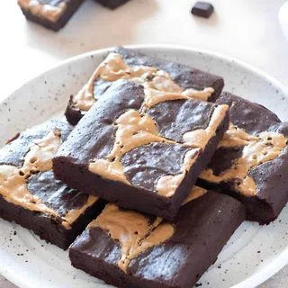 Fudgy Peanut Butter Brownies