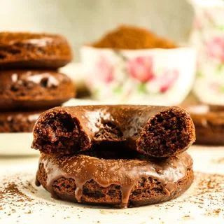 Chocolate Cake Doughnuts