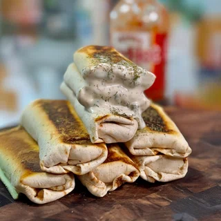 Buffalo Ranch Chicken Burrito Meal Prep