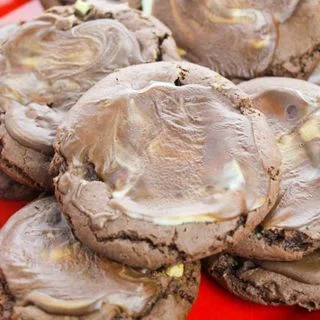 Cake Mix Mint Chip Cookies