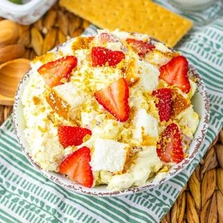 Strawberry Shortcake Fluff Salad
