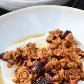 Homemade Cranberry Orange Almond Granola