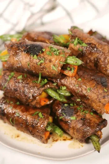 Balsamic Steak Roll Ups