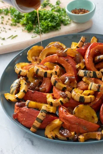 Sweet and Sour Roasted Squash