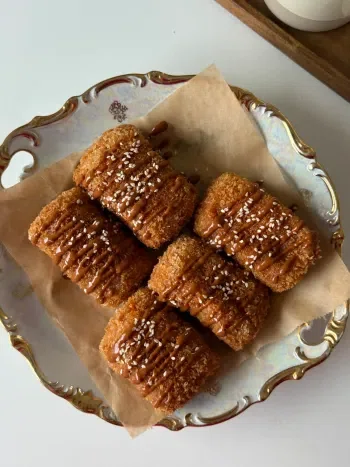 Cheese Stuffed Buldak Pockets