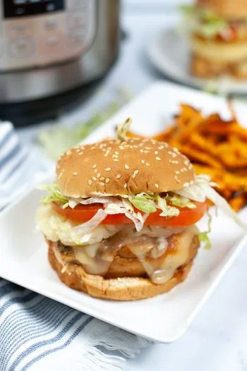 Instant Pot Teriyaki Chicken Sandwich