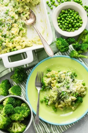 Green Mac and Cheese