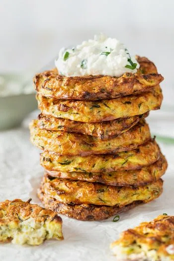 Oven-Baked Zucchini Fritters