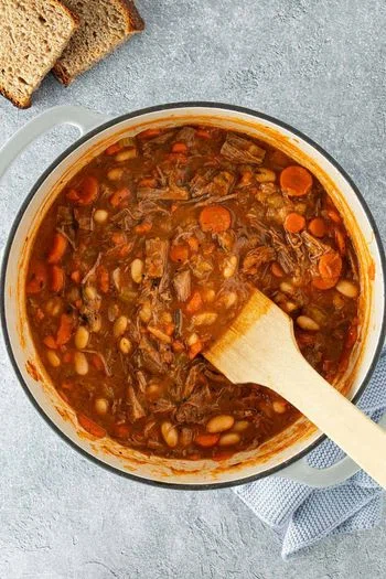 Rustic Beef Stew with Parmesan