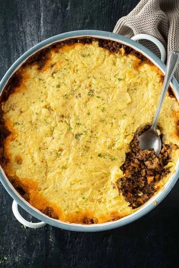 Cottage Pie With Ground Beef and Lentils