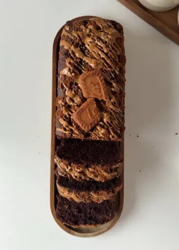 Chocolate Biscoff Banana Bread