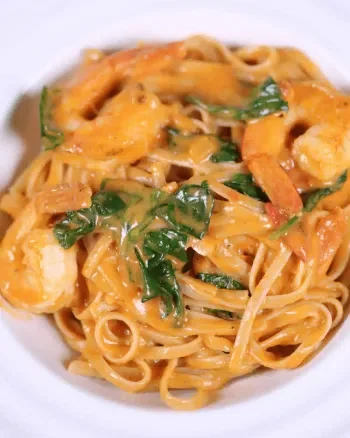 Creamy Tuscan Shrimp Pasta