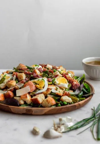 Spring Panzanella Salad