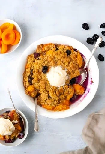 Gluten Free Blackberry Cobbler