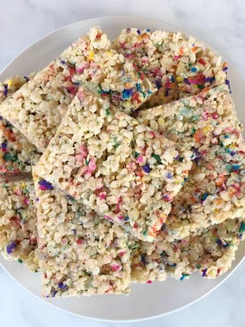 Dairy-Free Funfetti Rice Krispies
