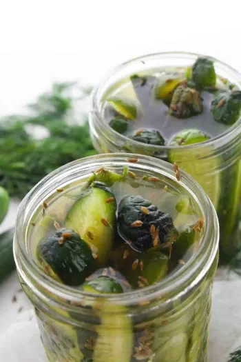 Refrigerator Garlic Dill Pickles