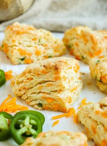 Jalapeno Cheddar Scones