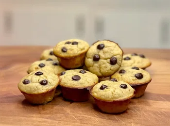High Protein Low Cal Banana Bread Mini Muffins