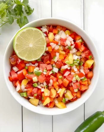 Spicy Peach Salsa