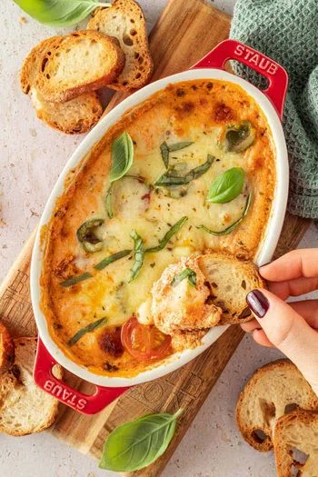 Cottage Cheese Pizza Dip