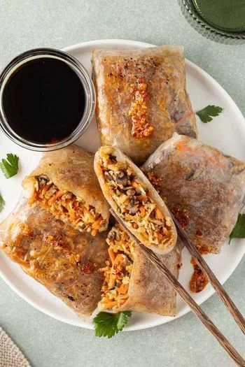 Rice Paper Dumplings With Tofu