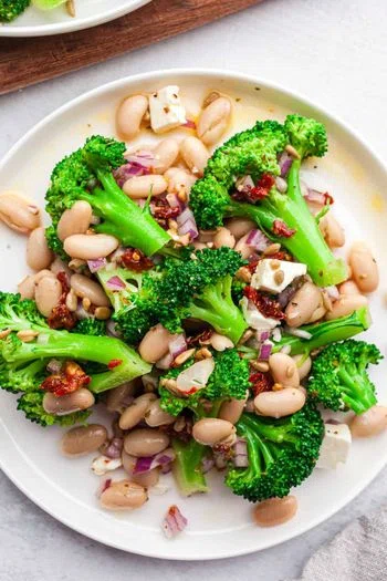 Broccoli and Cannellini Bean Salad