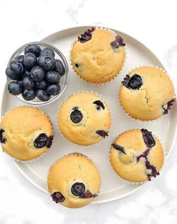 Dairy Free Blueberry Muffins