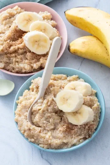 Banana Quinoa Rice Pudding