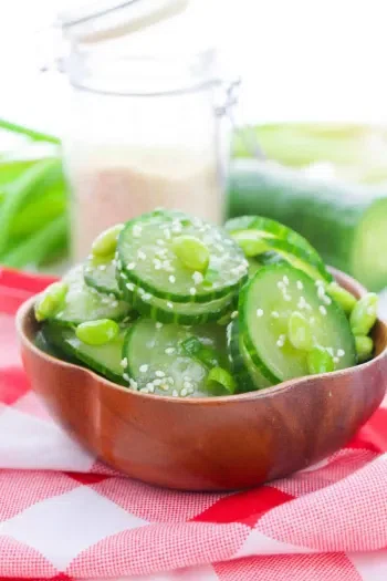 Cucumber Edamame Salad