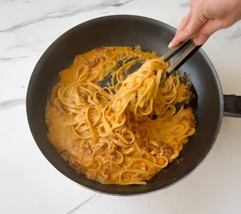 Sundried Tomato Cream Fettuccine
