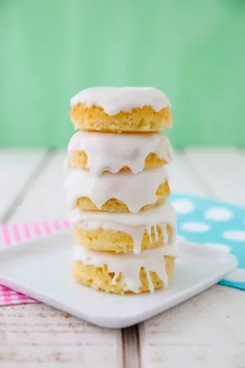 Lemon Pound Cake Mini Doughnuts