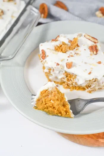 Pumpkin Poke Cake