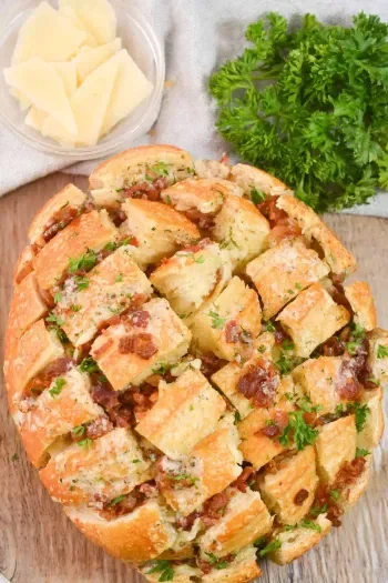 Bacon Ranch Pull Apart Bread