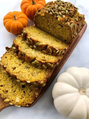 Vegan Pumpkin Banana Bread
