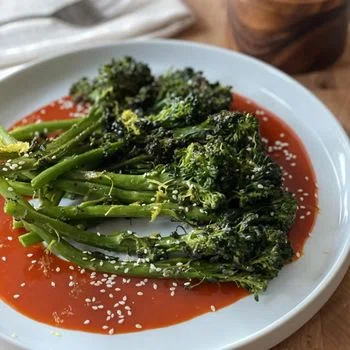 Broccolini with Gochujang Sauce