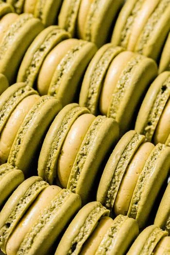 Pistachio Macarons
