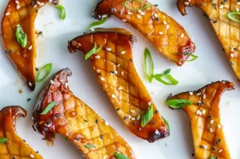Teriyaki King Oyster Mushrooms